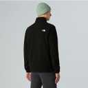 THE NORTH FACE Men's Glacier Fleece Quarter Zip Jacket | Pullover With Zip Pockets & Stretch on Collar, Cuffs & Hem XXL, TNF Black 