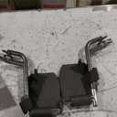 Medline Lightweight Wheelchair for Adults With Swing-Back Desk-Length Arms, Swing Away Leg Rests, 300 lb Capacity, 18" Seat