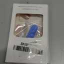 Peach Blossom Press on Nails Short Medium Almond Fake Nails with Rose Gold Glitter Designs Pink Flower Stick on Nails Spring Floral False Nails Petal Full Cover Artificial Nails for Women Girls 24Pcs