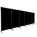 Room Divider 6FT Folding Privacy Screens, 6 Panel Partition Room Dividers w/Freestanding Design, Portable Wall Divider for Room Separtation, Fabric Screen Panel for Home Office Bedroom Dorm