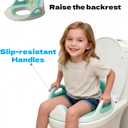 Potty Training Seat for Boys and Girls Baby Potty Training Seat with Detachable Soft Cushion Sturdy Handle and BackrestToddler Potty Training Toilet Seat for Kids, Splash Guard for Toilet Toddler
