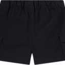 Hurley Girls' Pull on Cargo Shorts (Black, L)