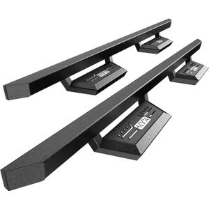 KYX Running Boards for 2009-2018 Ram 1500/2010-2025 Ram 2500 3500 Crew Cab & 2019-2024 1500 Classic Side Steps Nerf Bars Truck Step Rails 6 inches Black