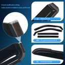 Nilight in-Channel Window Rain Guards for Toyota Highlander 2020-2026, Side Window Deflectors Vent Visors, Smoke Tint, Car Window Shade for Rain/Snow, Reduce Wind Noise, Car Wash Safe, 4PCS