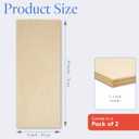Baltic Birch Plywood 15 x 30 x 1/4 Inch - 6 mm Craft Wood, Pack of 2 B/BB Grade, Stronger Than Basswood Sheets or Balsa Wood, Perfect for Laser, CNC Cutting, Wood Burning, by Woodpeckers