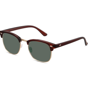 livho Rimless Trendy Polarized Sunglasses Men Women, Retro Sun Glasses for Men Women 2025, Semi Rimless UV Protection Shades