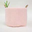 Baby Knit Blanket, Soft Breathable Cotton Blankets Newborn Knitted Blanket Swaddle Blankets Gifts for Baby Newborn Toddler Shower Boy Girl New Mom Birthday Christmas - Pink - 30x40