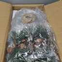 Kochorie 6 Sets Christmas Gifts Square Cheese Board Baby Bridal Shower Prizes for Game Winners Mini Cutting Board Tray with Cheese Knives Forks Kitchen Towels Christmas Party Supplies for Guests