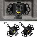 Retractable Ratchet Straps Compatible with 2015-2025 Ford F150 2Pcs Retractable Tie Down Straps Replacement for 2015-2025 Ford F-150 Accessories (Black)