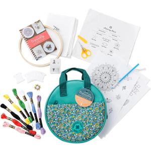 Learn Embroidery Stitch by Stitch with Missouri Star Kit, Blue