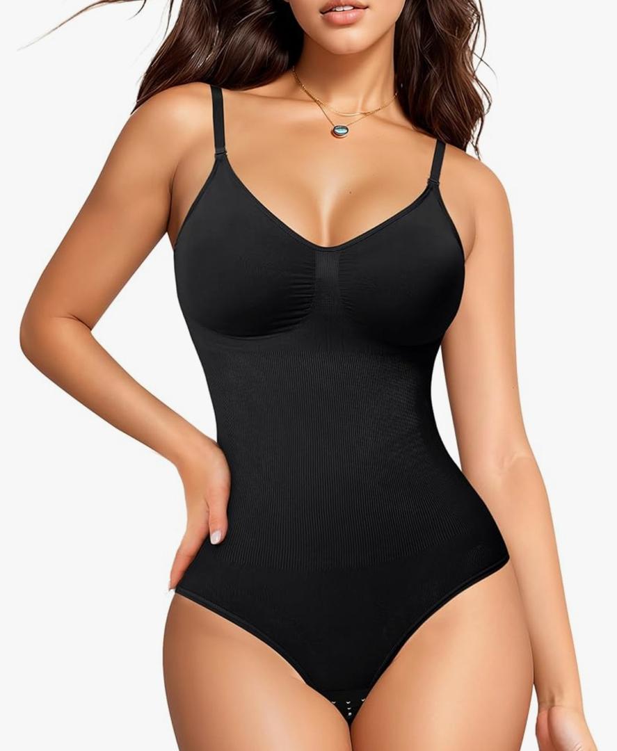 Nebility Shapewear for Women Tummy Control Shapewear Bodysuits Seamless Body Shaper Waist Trainer Body Suit Large