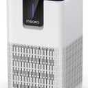 Mooka Air Purifiers for Home Large Room 1250 Ft, MOOKA H13 HEPA Air Purifier for Pets Dust Odor Smoke, Aromatherapy Function, Air Cleaner with 15dB Quiet Sleep Mode for Bedroom Office Living Room, M05,White