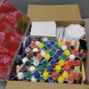 Partylamb 24 Sets Mini Acrylic Paint Kit with Wooden Easel, Canvas, Brushes, Palette, Painting Kits for Kids Girls Boys, Art Set Gifts for Birthday Party Favors Classroom Prizes Easter Gifts for Kids