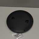 Boat-Ready Black Round Non-Slip Inspection Hatches - Sizes 4", 6", 8" with Detachable Cover - ABS Plastic Screw Out Access Hatch Cover for Kayak, Yacht, Marine Accessories Black