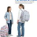 J World Sundance Laptop Rolling Backpack for Girls Boys. Roller Bookbag with Wheels, Green Camo, 20 Inch