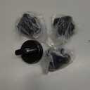 GYOFFULL 316442513 Stove Knob Black Gas Oven Range Control Assembly Compatible with Frigidaire, Kenmore, Sears Burner (4PACK)