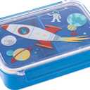 Stephen Joseph Space Meal Holder, Plastic, 7.125 in x 5.25 in x 2 in, BPA, Phthalate, PVC Free, Dishwasher and Microwave Safe
