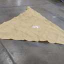 Shade&Beyond Triangle Sun Shade Sail 12'X12'X12' Permeable Canopy Sand for Patio Garden Yard Deck Pergola (We Make Custom Size)