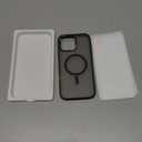 Superior Magnetic for iPhone 16 Pro Max Case, Compatible with MagSafe, [Upgraded Shockproof] Slim Translucent Matte Protective Phone Case Cover for 16 Pro Max 6.9", Matte Black