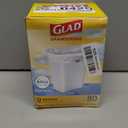 Glad Medium Trash Bags, 8 Gallon, Febreze Fresh Clean Garbage Bags, With Odor Control and Drawstring, 80 Count