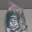 3Pack Toilet Seat Cover,Bathroom Soft Thicker Warmer with Snaps Fixed Stretchable Washable Fiber Cloth Toilet Seat Covers Pads (Gray,Pink,Green)