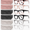 CCVOO 6 Pack Oprah Reading Glasses for Women, Eyeglasses, Blue Light Readers for Women, Computer Eye Glasses, Cheaters, +2.25