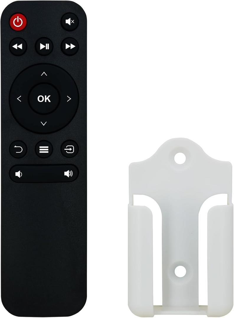 Replacement Remote Control for Vankyo Leisure 510 510W 510PW D30T E30WT 430 430W E30T D30WT HD Portable Movie Video Projector (with Mounting Bracket)