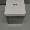 Modern Clear Coaster Set of 5- Glass Coasters for Drinks Crystal Coasters Round Cup Coasters Coffee Table Decor for Office, Kitchen, Bar, Dining Room, Living Room, Patio(Amber)