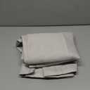 H.VERSAILTEX Linen Blackout Curtain 84 Inches Long for Bedroom/Living Room Thermal Insulated Grommet Linen Look Curtain Drapes Primitive Textured Burlap Effect Window Drapes 1 Panel - Heather Ivory