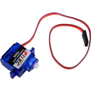 FS90R Micro Servo 360 Degree Continuous Rotation RC Servo Motor 9g for Arduino Microbit Robotic Helicopter Airplane Boat, Pack of 2