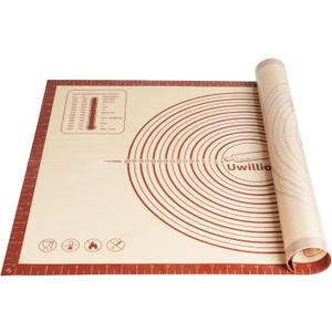 Silicone Pastry Mat 36 x 24 Inch Extra Large Baking Mat with Measurement for Counter Dough, Rolling, Fondant, Pie Crust