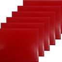 GraduationMall 8.5"x11" Smooth Padded Diploma Cover Certificate Holder Red,6-Packs