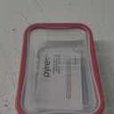 Pyrex Freshlock Glass Food Storage Container, Airtight & Leakproof Locking Lids, Freezer Dishwasher Microwave Safe, 8 Cup