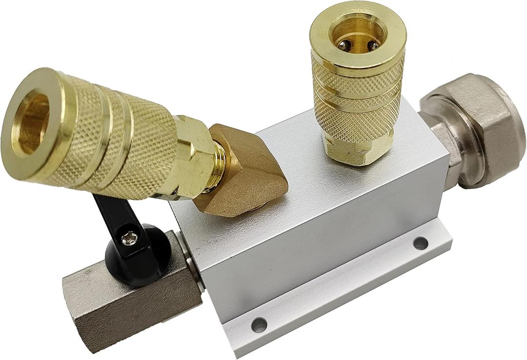 NYSUS Air Outlet Kit for 3/4 Inch Tubing System with 1/2 Inch NPT Outlet Port (With Couplers)