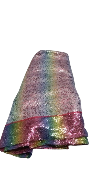 Rainbow Sequin Fabric