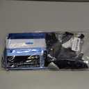 Navy Blue Happy Birthday Party Decorations Set for Men Women , Banner, Star Garland ,Crown Balloon ,Fringe Curtains, Cake Toppertablecloth for 16th 18th 21st 25th 30th 40th 50th Party Supplies