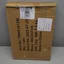 WALMANN Wall Shelves, 12 * 18 inch Wall-Mounted Storage Shelves for Garage, Closet, Laundry Room, Heavy Duty Wall Shelving, Holds Up to 60 lbs(Pack of 2, White)