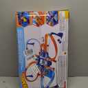 Hot Wheels Track Set with 1:64 Scale Toy Car, 4 Intersections for Crashing, Powered by a Motorized Booster, Criss-Cross Crash Track, Medium