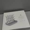 Termichy Baby Bottle Drying Rack: Large Vertical Bottle Dryer Rack Holder - Space Saving Standing Drying Rack for Baby Bottles and Pump Part Cleaning (Gray)