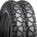 YUNSCM 2-PCS 26" E-Bike Fat Tires 26x4.0/98-559 Compatible with 26X4 26 x 4.0 All-Terrain Directional Tread Bike Bicycle Tires Y-1328