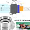 4-TEC Drive Shaft Carbon Ring Seal Rebuild Repair Kit Fits for Sea Doo GTI GTX GTS Wake