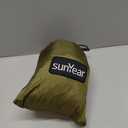 Sunyear Camping Hammock, Portable Single & Double Hammock with Net, 2 Person Hammock Tent with 2 * 10ft Straps, Best for Outdoor Hiking Survival Travel (Coffee/Green, Bed Size 106*55 inch )