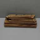 Wooden Cupcake Stand - 4 Tier Cupcake Display Stand, Rustic Tiered Display Stand, Tool Free Installation Cupcake Stand for Baby Shower Decorations Birthday Party Supplies