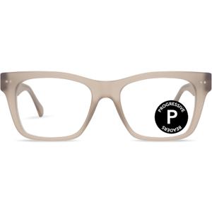 LOOK OPTIC Cosmo Progressive Reader-Stylish Unisex Reading Glasses, Prescription-Quality