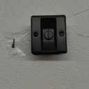 Prime-Line N 7578 Pocket Door Privacy Lock with Pull, Matte Black Finish (Single Pack)