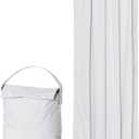 Amazon Basics Portable Blackout Curtain Shade with Suction Cups, 50"W x 78"L, 1 Pack, White