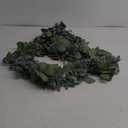 Winlyn 5.9' Long Faux Silver Dollar Eucalyptus Leaves Greenery Artificial Garland in Grey Green for Wedding Arch Swag Backdrop Doorways Table Runner Indoor Outdoor