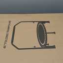 Foldable Mini Trampoline, 40"/48" Rebounder Trampoline for Adults & Kids, 450lbs Capacity with U-Shaped Adjustable Bar, Indoor Fitness Workout Exercise Equipment