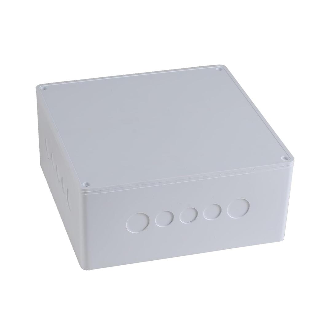 9" x 9" x 4" Junction Box with Pre Molded 3/4" & 1" Punch in Holes Electrical Boxes Waterproof Project Junction Conduit Box for Electrical Enclosure Outdoor