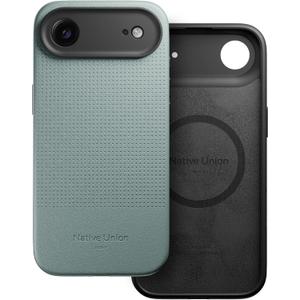 Native Union Active Case – MagSafe Compatible with Built-in Magnets – Rugged Design – Recycled Materials – Ultra-Durable Drop Protection up to 10ft / 3m for iPhone Air (Slate Green)